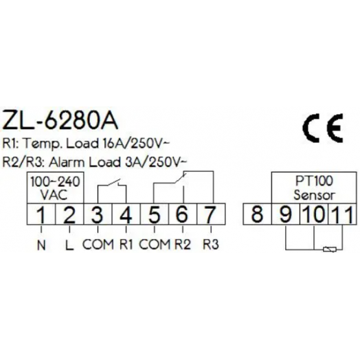 Контроллер ZL-6280A LilyTech